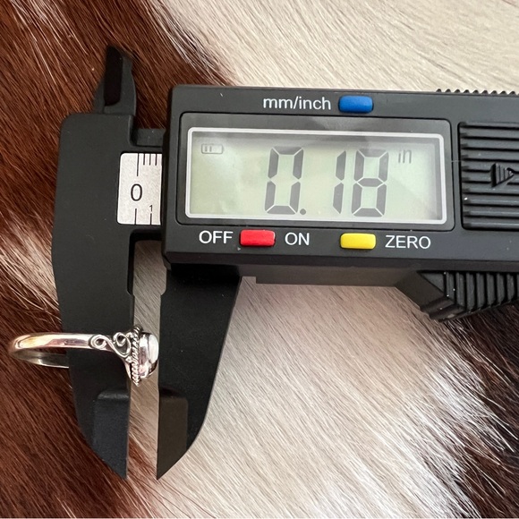 ❤️ Wild Horse Jasper Magnesite Navajo Southwestern  Sterling Silver Ring Size 8 - Picture 15 of 15